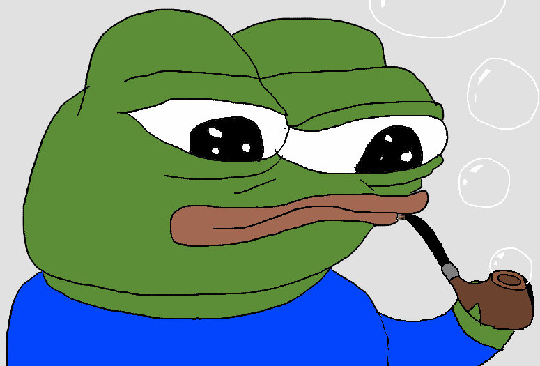 apu smoking a bubble pipe